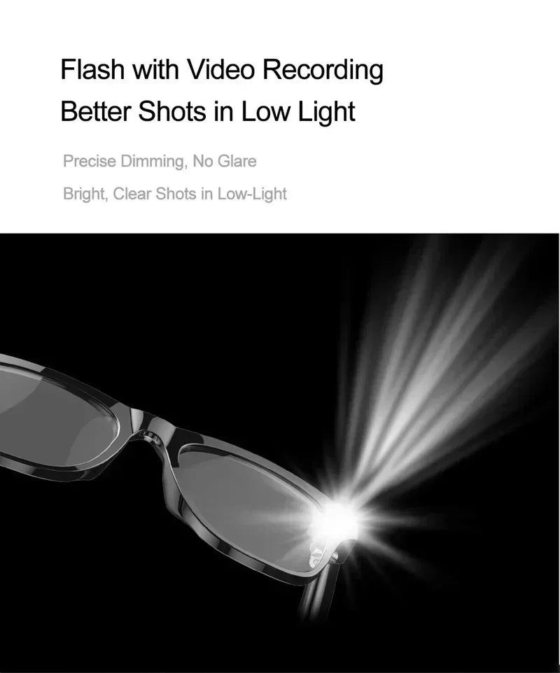 Lenovo 4K HD AI Smart Glasses Photochromic Glasses Multifunctional Camera Bluetooth Call Voice Assistant Music Player Translate