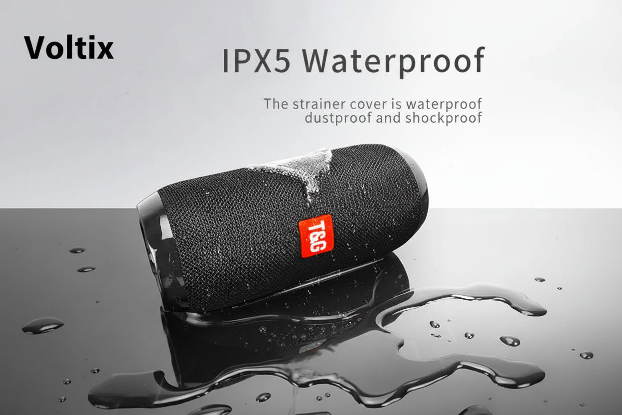 TG117 Bluetooth Speakers Portable Wireless Sound Box  Outdoor Loudspeaker Waterproof Stereo Surround Supports TF Radio