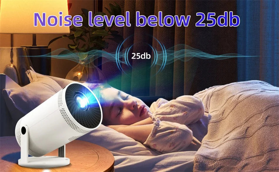 2026 New Smart Projector 4K Wifi6 290ANSI Allwinner BT5.0 1080P 1280*720P Home Cinema Outdoor Projetor Christmas Gifts Hot Sale