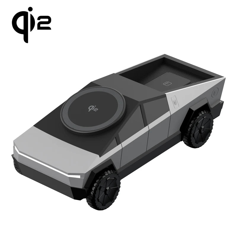 QI2 3 in 1 Magnetic Fast Wireless Charger Cyberdock Phone Stand For Magsafe iPhone 12-17 Apple & Samsung Watch 2-8 Airpods Pro