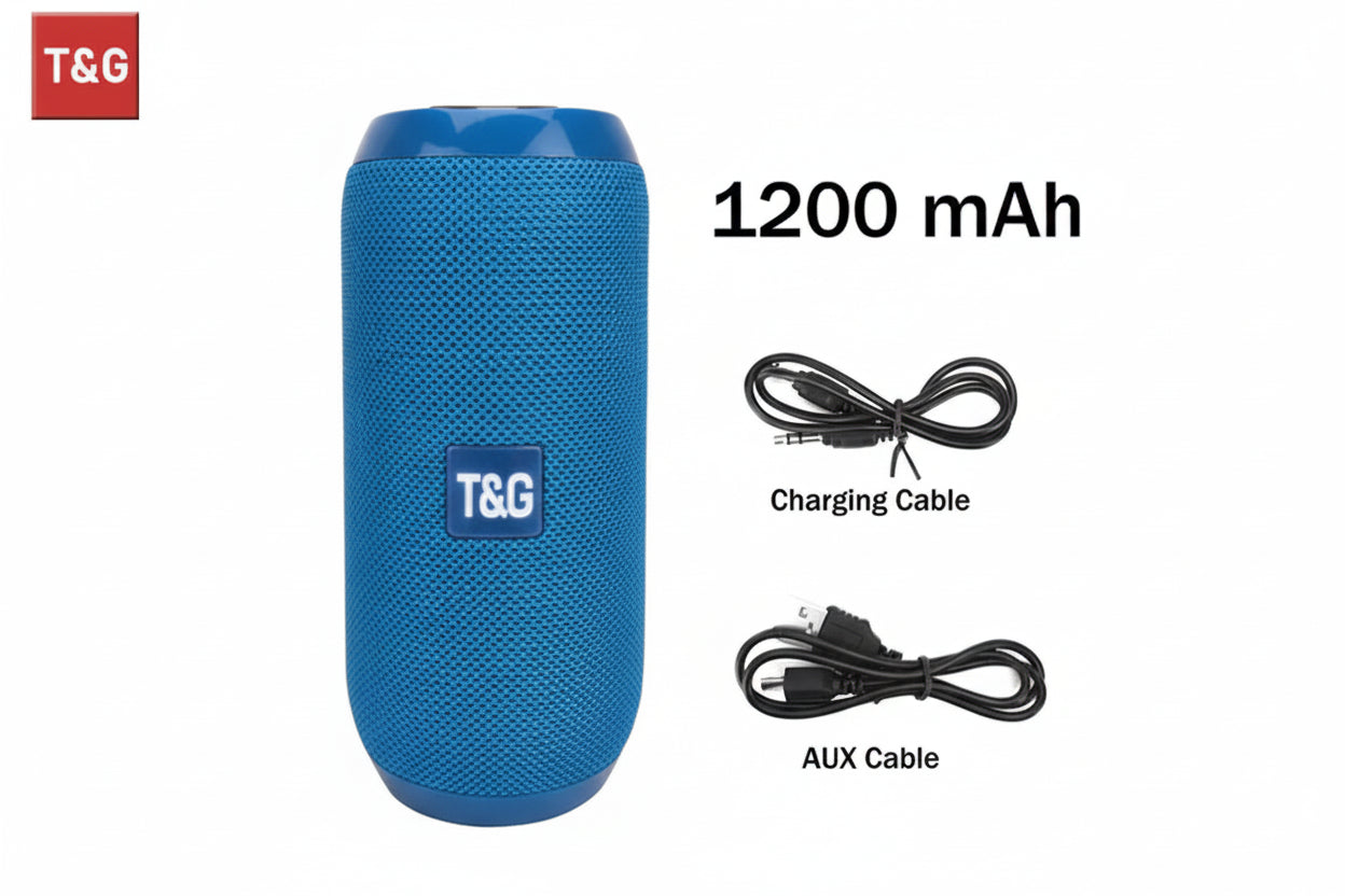 TG117 Bluetooth Speakers Portable Wireless Sound Box  Outdoor Loudspeaker Waterproof Stereo Surround Supports TF Radio