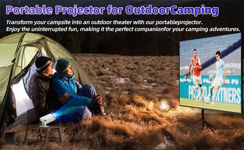 2026 New Smart Projector 4K Wifi6 290ANSI Allwinner BT5.0 1080P 1280*720P Home Cinema Outdoor Projetor Christmas Gifts Hot Sale