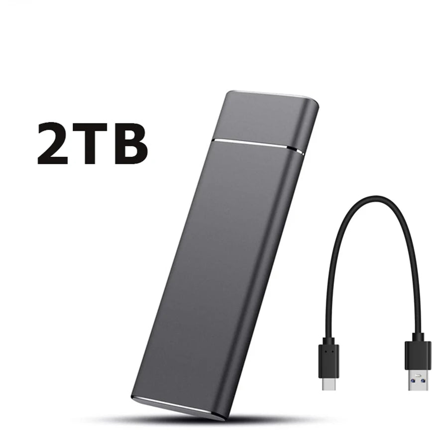 External 2TB/20TB/30TB Ssd High-Speed Solid State Drive Type-C/USB 3.1 Interface Portable Hard Disk for PC Laptop MAC