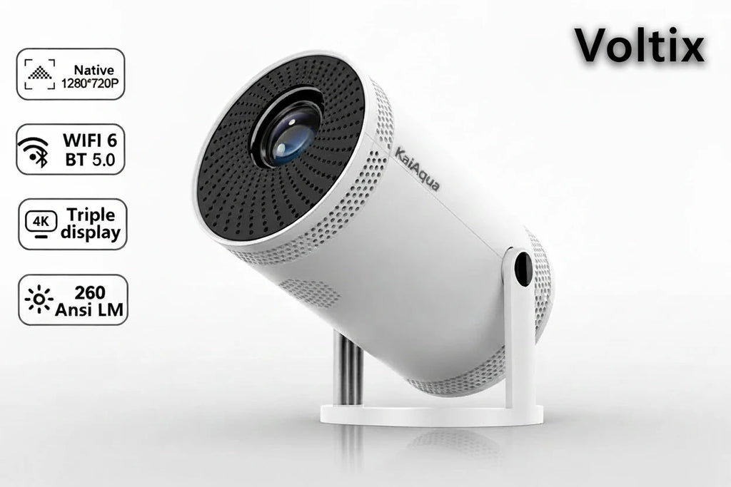 2026 New Smart Projector 4K Wifi6 290ANSI Allwinner BT5.0 1080P 1280*720P Home Cinema Outdoor Projetor Christmas Gifts Hot Sale